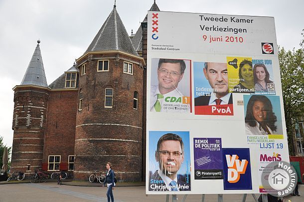 Election posters in Amsterdam